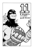 Volumen 11 (Illegals) mensaje de Horikoshi