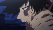 Dabi reflects on Snatch's words and his motives.