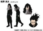 Shota Aizawa's Anime Colored Character Design.