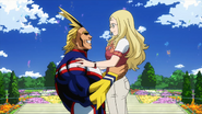 Melissa reunites with All Might.
