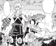 Katsuki & Eijiro face villains in the Ruins Zone.