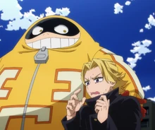 Fat Gum is put in charge by All Might.