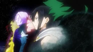 Izuku sees the previous One For All successors