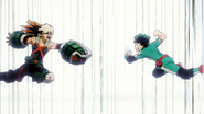 Izuku vs. Katsuki.