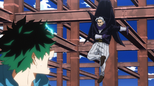 Izuku shocked to see Gentle stuck