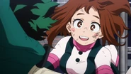Ochaco is glad Izuku is alright