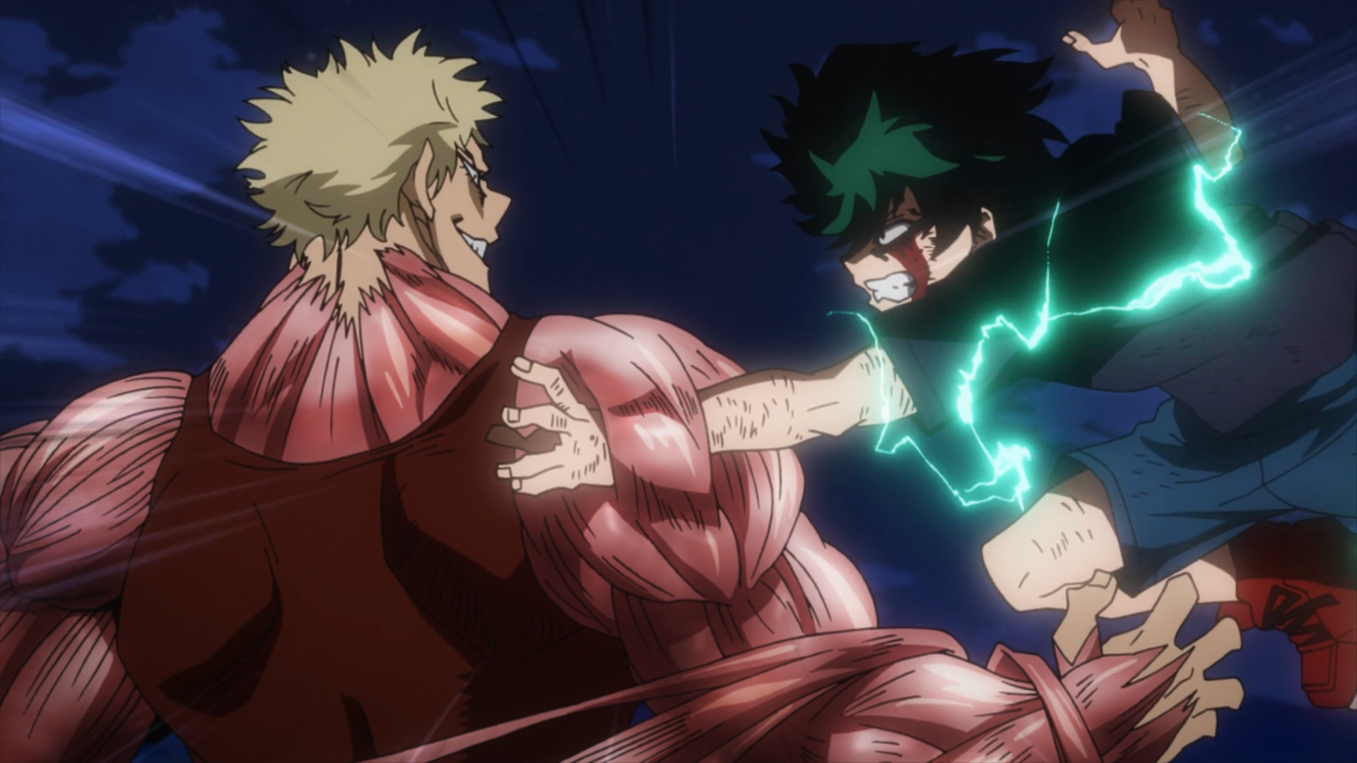 JOUNIN REACT REAGINDO A MIDORIYA vs MUSCULAR