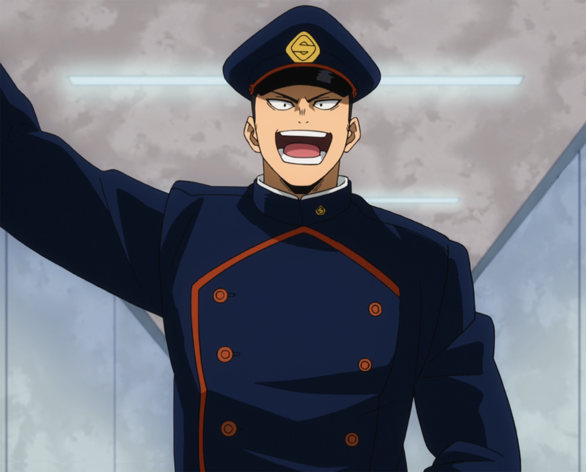 Inasa Yoarashi My Hero Academia Wiki Fandom In a show that deals with the police at angel investigations he's more like bald black big guy. inasa yoarashi my hero academia wiki
