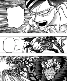 Sir Nighteye takes on Overhaul.