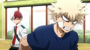 Shoto Todoroki asks Katsuki Bakugo about his punishment