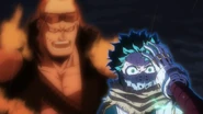 Daigoro tells Izuku that Tomura has successfully stolen Danger Sense.