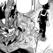 Izuku y Endeavor hablan sobre Shoto.