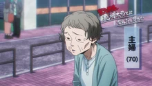 A TV program interviews citizens about Tomura Shigaraki.