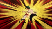 Kota punches Izuku