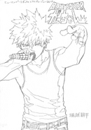 Beatboxer Katsuki Bakugo Sketch