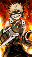 Katsuki Bakugo Skill Character Art 20 Smash Rising