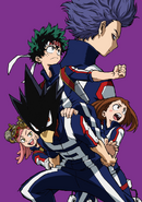 Team Midoriya featured on the cover for Season 2, Vol. 2.