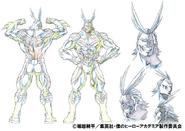 All Might's Anime Character Design