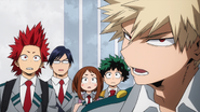 Tenya listens to Bakugo's words