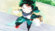 Izuku attacks All Might