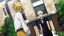 Katsuki confronts All Might about Izuku