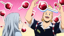 Mirio tells Eri about candy apples