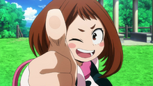 Ochaco considers Izuku a true Hero