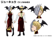 Ryukyu's colored character design for the anime.