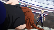 Ochaco finally collapses.