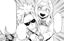 Melissa greets Toshinori after arriving at U.A.