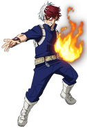 Shoto Todoroki One's Justice 2 Artwork