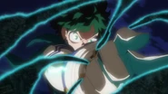 Izuku using Blackwhip in Season 5's "Merry-Go-Round" opening.