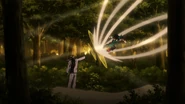 Izuku attacks Nine.