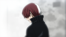 Shoto's original cold demeanor