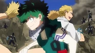 Izuku and Mashirao vs Gang Orca's sidekicks