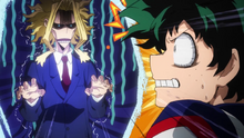 Izuku scares All Might