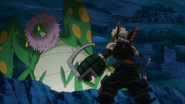 Katsuki faces off against a supposed threat.