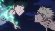 Izuku and Katsuki's fated rivalry reaches its climax.