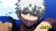 Dabi reveals his true identity as Toya Todoroki.