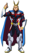 Costume de All Might à son jeune âge.