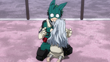 Deku worried about Eri