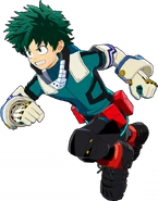Izuku's in-game model.