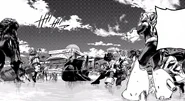 Himiko pulls Izuku away from his designated fight with Tomura.