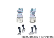 Toru's casual camp outfit design sheet.