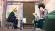 Izuku talks with Katsuki and All Might about One For All.