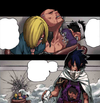 Tamaki Amajiki defeats Setsuno, Hojo, and Tabe