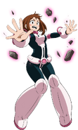 Mənim qəhrəman akademiyam, ochaco uraraka sənət əsəri 2