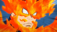 Endeavor intensely anticipates what Shoto would say about him.