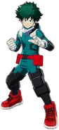 Izuku em My Hero One's Justice.