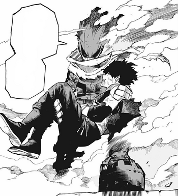 Deku saves Yo Shindo